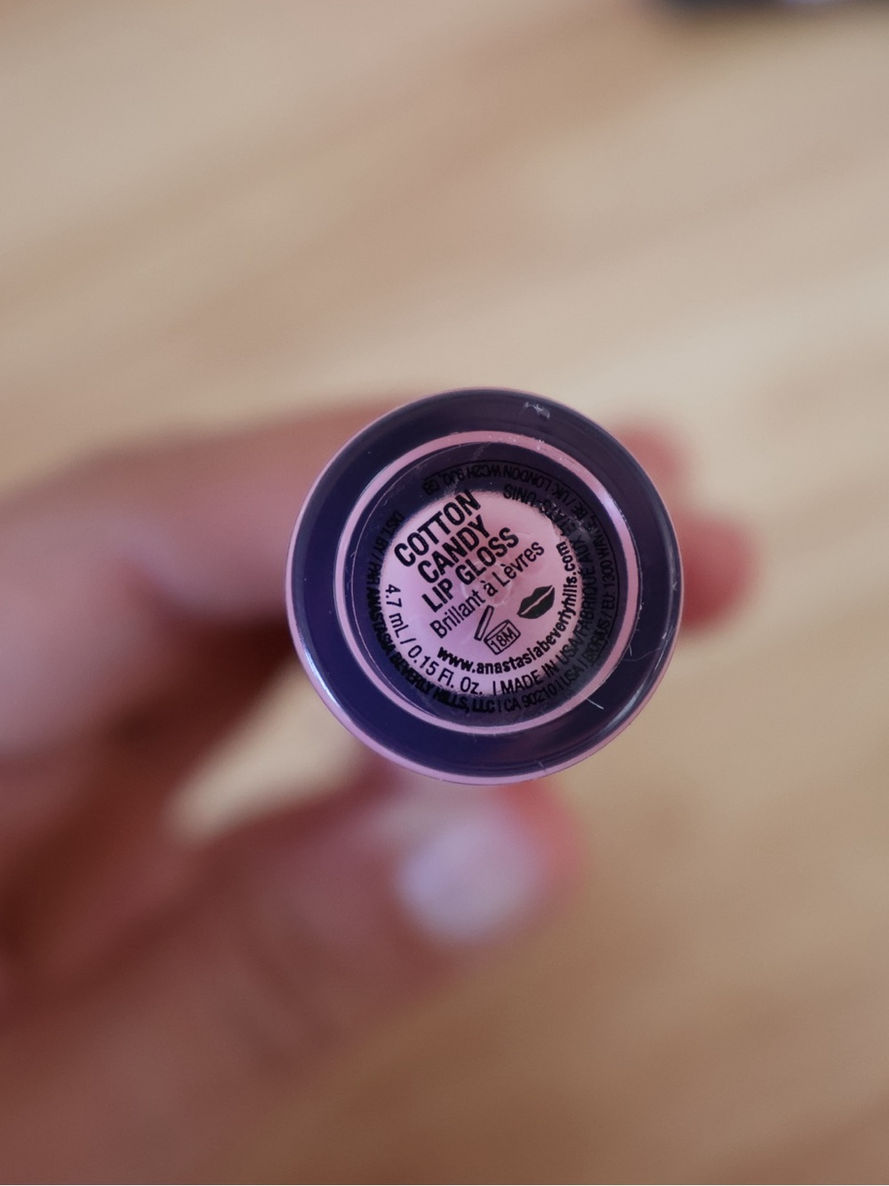 Anastasia Beverly Hills Cotton Candy Baby pink lilac lip gloss - Picture 7 of 7